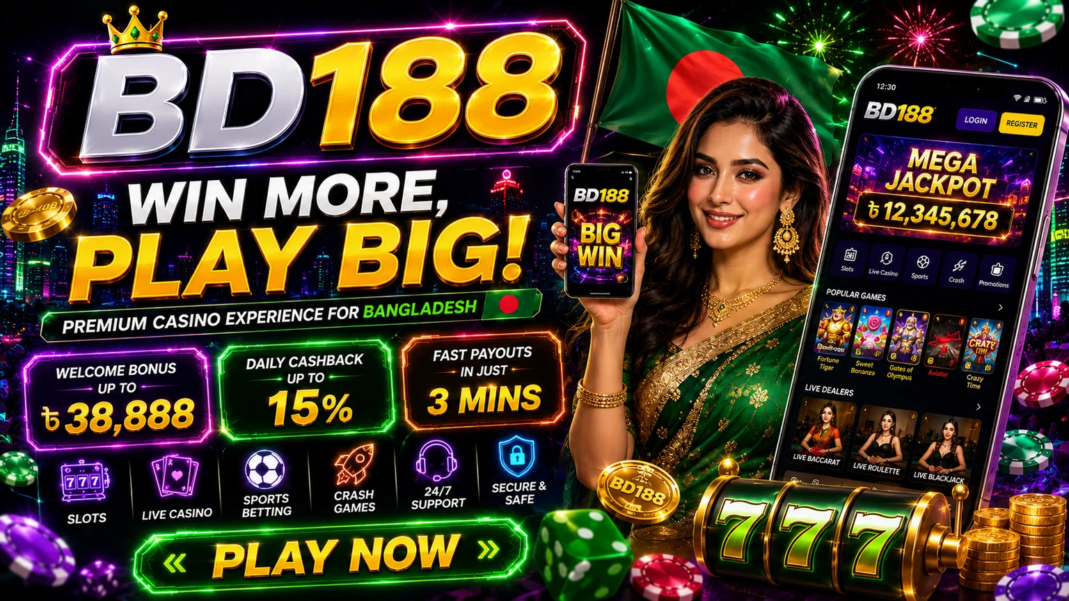 BD188 promotional banner